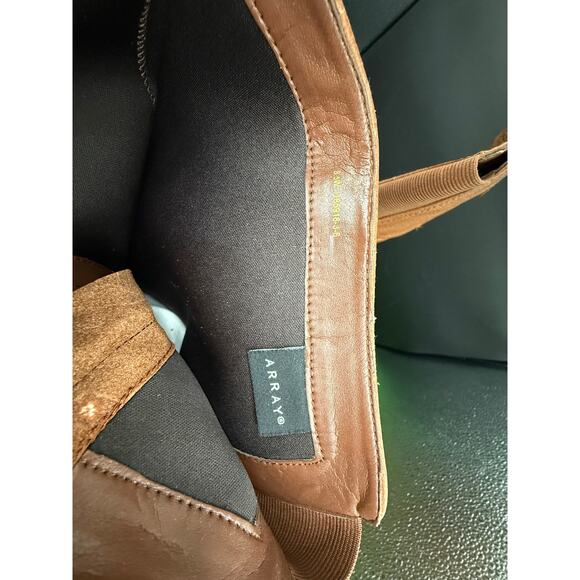 Array- Tan- Mid Calf Boots- Size 8W - Picture 8 of 10